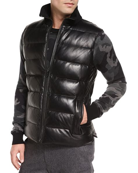 michael kors puffer vest|michael kors men's vest.